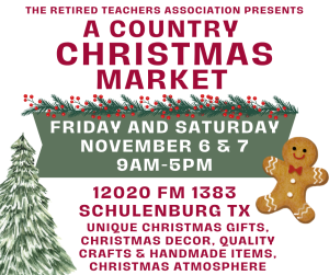 Retired Teachers Association Country Christmas Market
