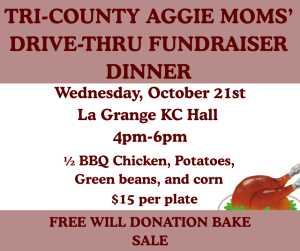 Tri-County Aggie Moms' Fundraiser