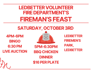 Ledbetter Volunteer Fire Department Fireman's Feast