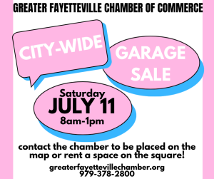 Fayetteville City Wide Garage Sale