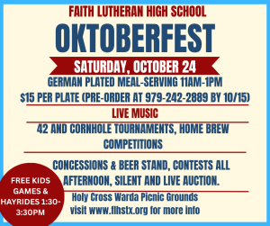 Faith Lutheran High School Oktoberfest